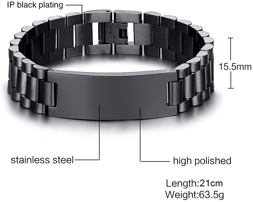 Custom Pilot Prayer Bracelet - Engraved Aviation Gift for Pilots - Stainless Steel Adjustable Wristband