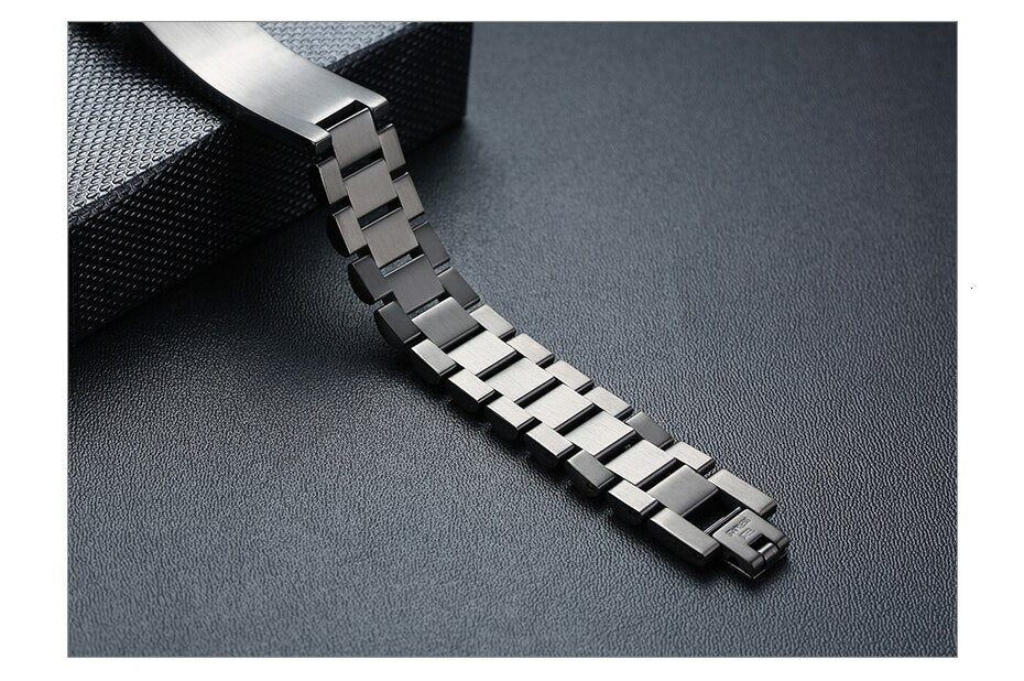 Custom Pilot Prayer Bracelet - Engraved Aviation Gift for Pilots - Stainless Steel Adjustable Wristband