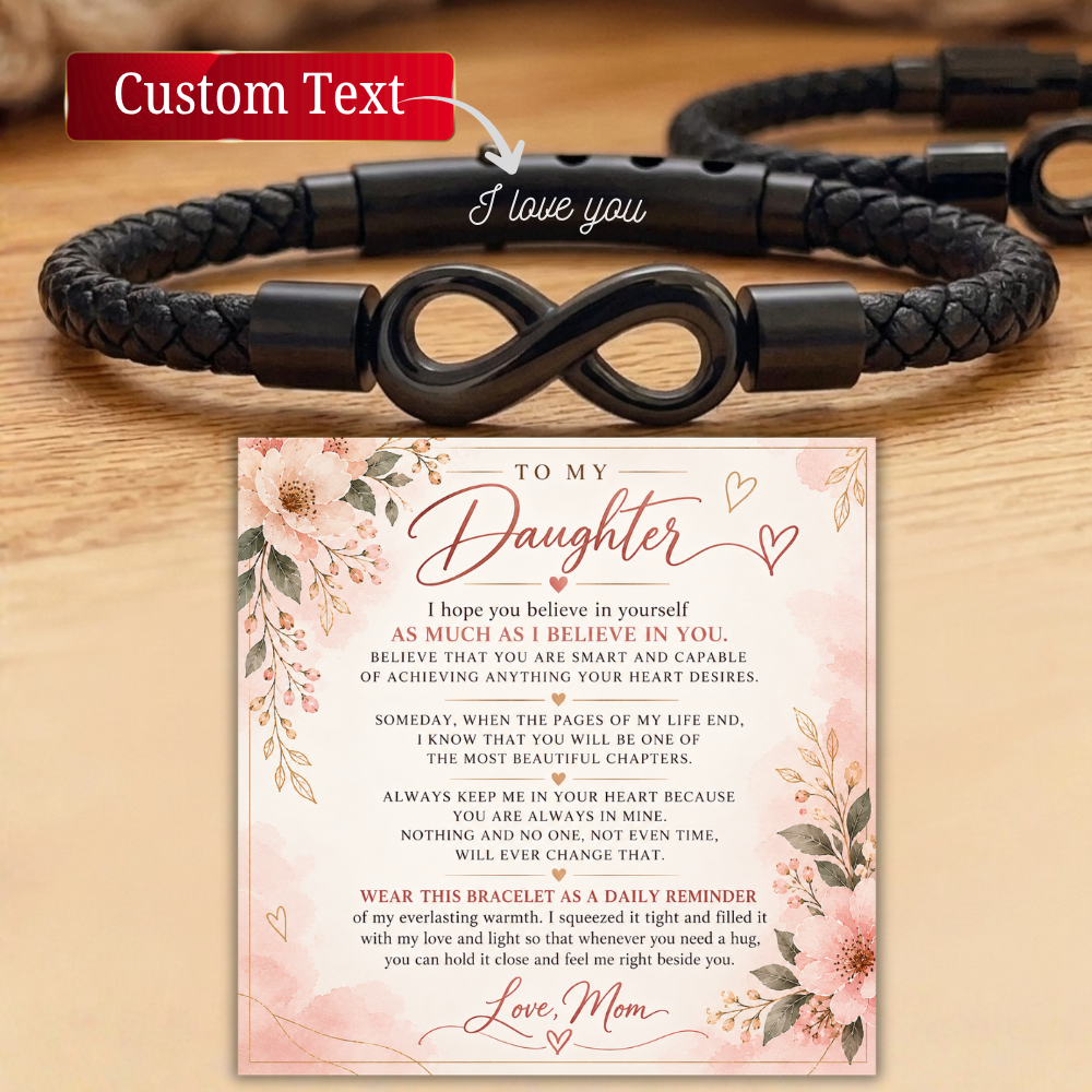 Granddaughter Bracelet from Grandma, Personalized Granddaughter Gift, Engraved Infinity Bracelet, Birthday Christmas Gift for Granddaughter (Copy)